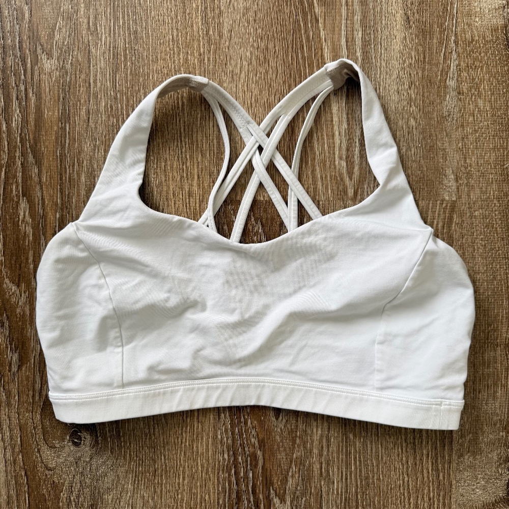 Lululemon Free to Be Bra - White - Size 12